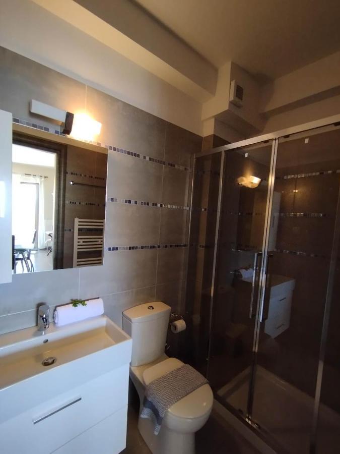 Angelos Apartments Karavomylos Esterno foto