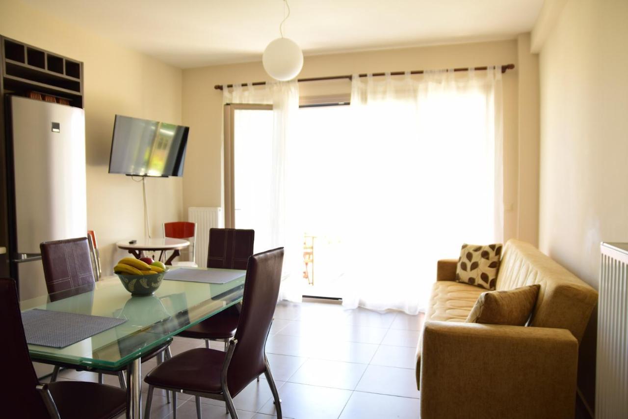 Angelos Apartments Karavomylos Esterno foto