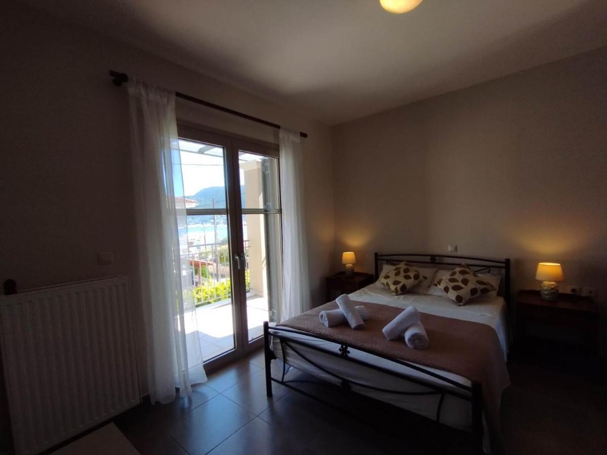 Angelos Apartments Karavomylos Esterno foto