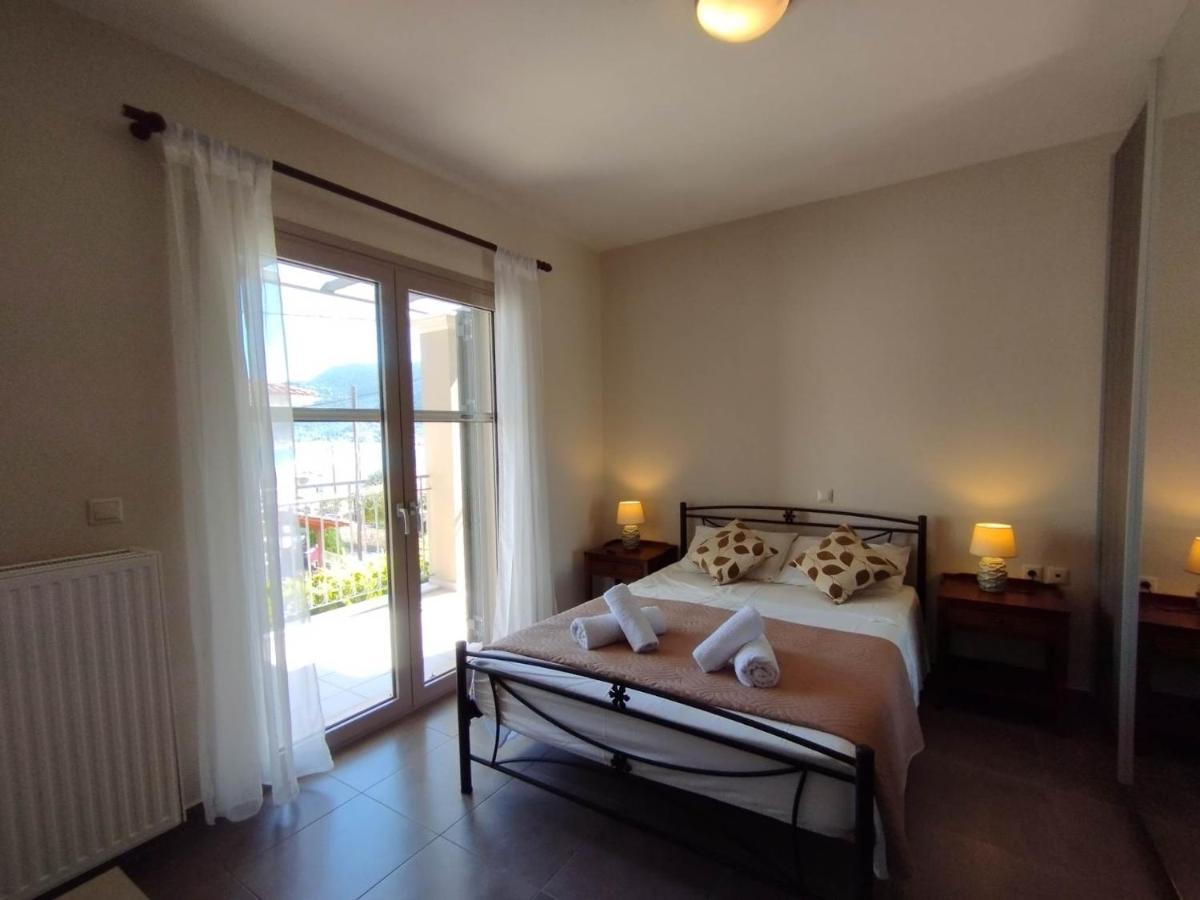 Angelos Apartments Karavomylos Esterno foto